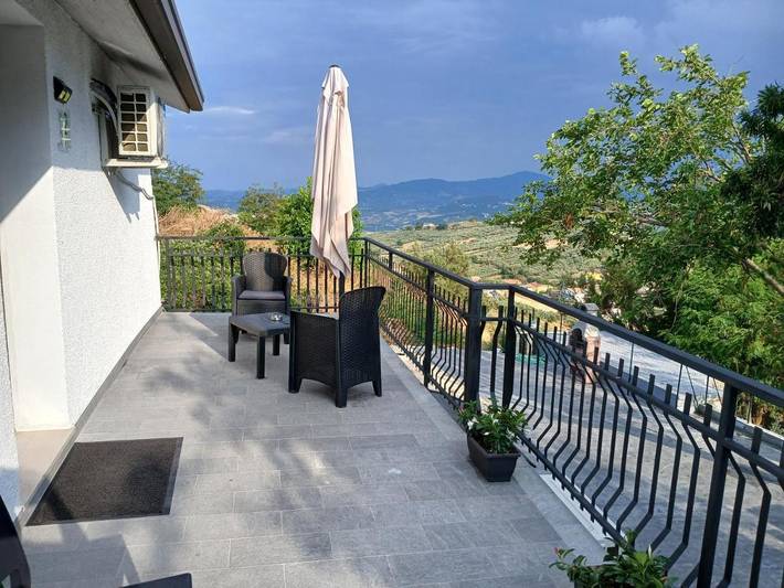 Ferienwohnung für 2 Personen, mit Ausblick und Garten, mit Haustier