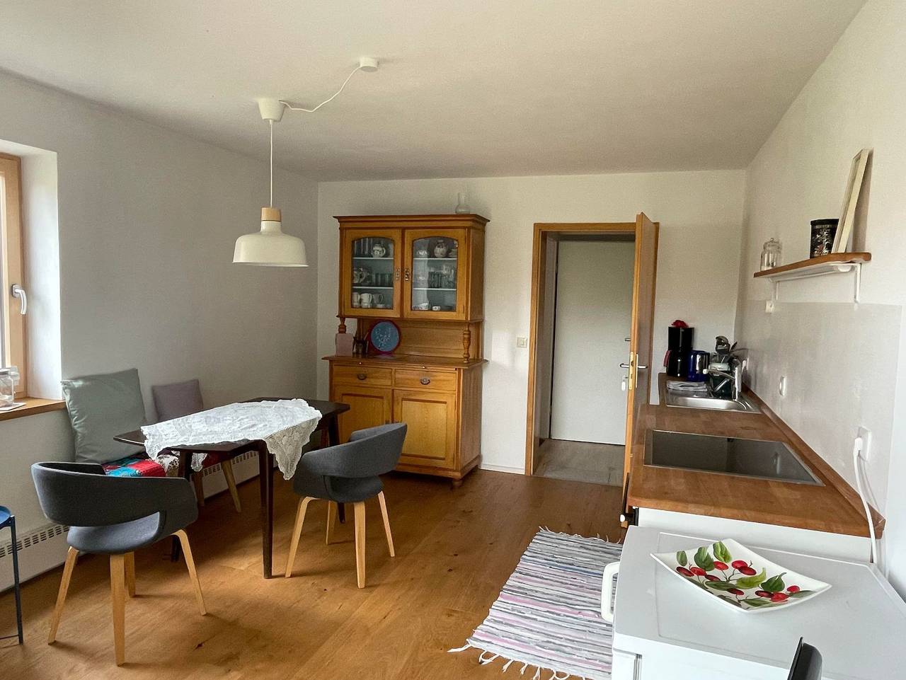 Ganze Ferienwohnung, Radler-und Wanderer-Ferienwohnung - Appartment, 2 Schlafzimmer in Bad Bayersoien, Bayerische Alpen