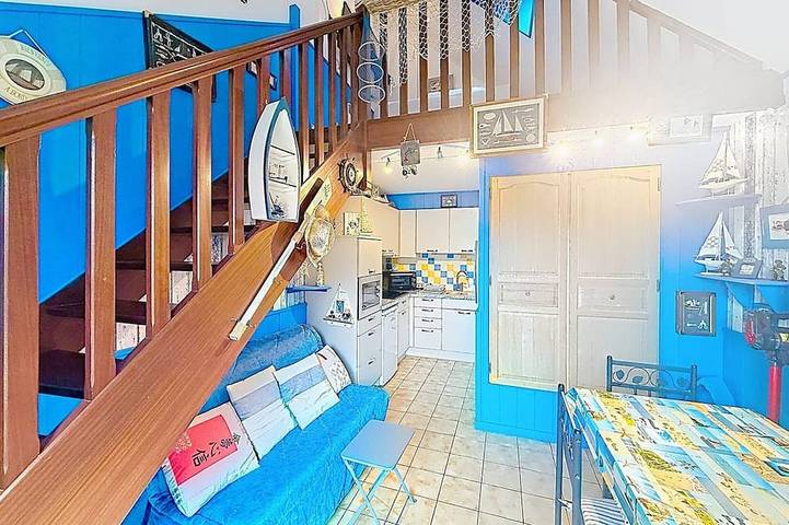Ganze Wohnung, Duplex mit Garten, 4 Personen, 400m zum Strand - Merville Franceville in Merville-Franceville-Plage, Caen und Umgebung