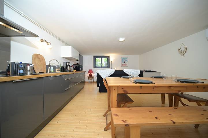 Chalet 'Appartement Les Isards' avec vue sur la montagne, Wi-Fi et climatisation in Saint-Lary-Soulan, Parc national des Pyrénées