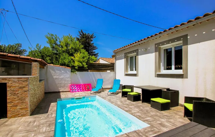 Maison de vacances pour 10 personnes, avec piscine - 1