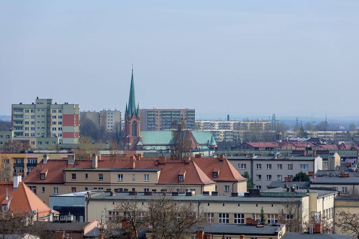 Całe studio, Katowicka 65 | Spacious Studio | Balcony in Katowice, Śląsk