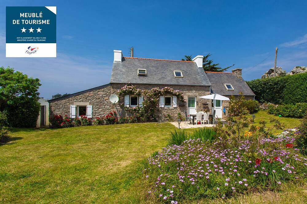 Bretonisches Natursteinhaus, in ruhiger Lage und Strandnähe in Landéda, Brest und Umgebung