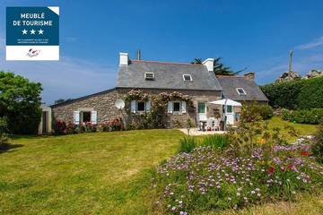 Location de vacances pour 5 personnes, avec jardin et terrasse à Landéda