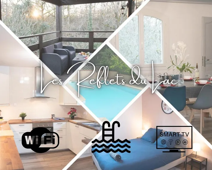 Ferienwohnung für 7 Personen, mit Pool und Terrasse sowie Ausblick und Garten - 1