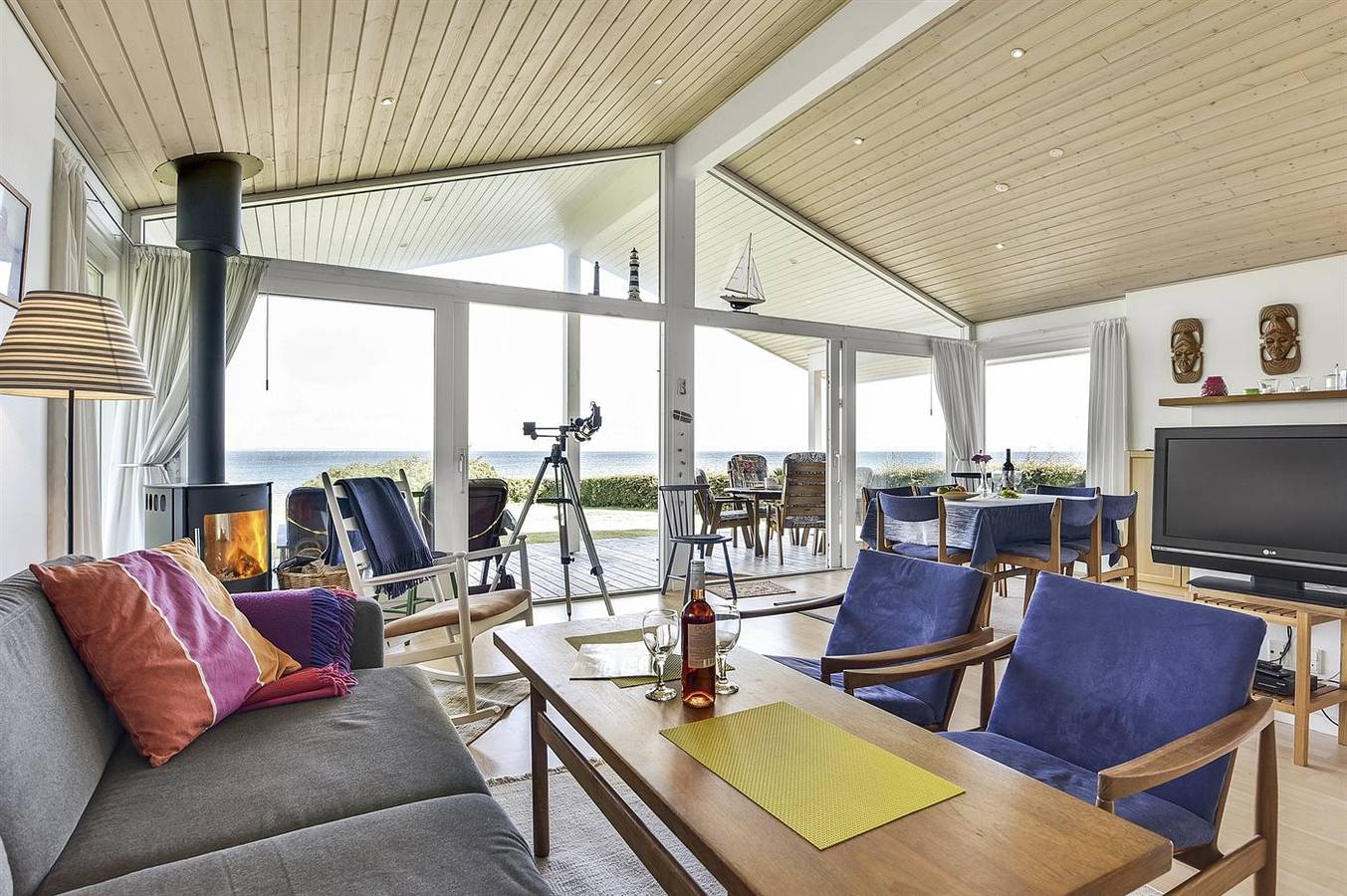 Home in Brenderup Fyn with sauna in Kleiner Belt