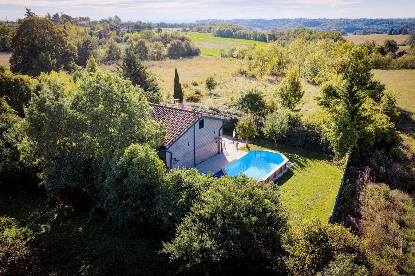 L'Oustal Chantant, Spa, Piscine et Animaux in Castelnau-de-Montmiral, Région d'Albi