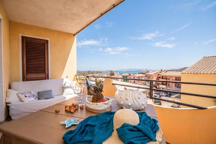 Vakantiewoning voor 4 personen, met Uitzicht op zee en Terras in La Maddalena