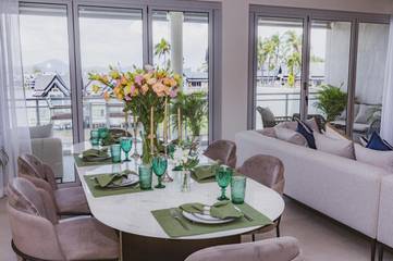 Gîte pour 4 personnes, avec vue ainsi que piscine et balcon dans Bang Tao Beach