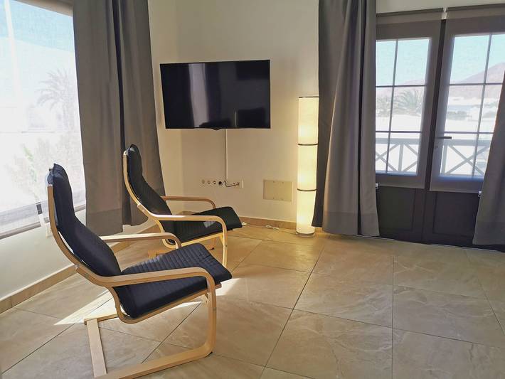 Appartement de vacances pour 2 personnes, avec Vue sur l’océan ainsi que Balcon et Piscine dans Tahiche