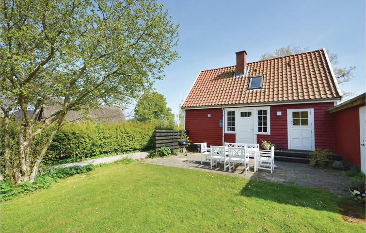 Ferienhaus mit Meerblick für 6 Personen, mit Terrasse und Garten in Hadersleben
