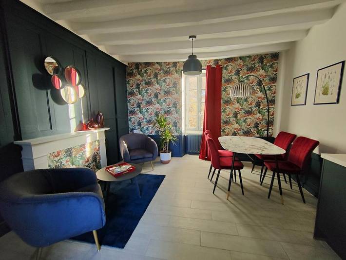 Gîte pour 2 personnes, avec terrasse ainsi que jardin et vue à Durtal - 4