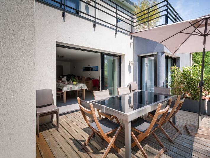 Maison de vacances pour 12 personnes, avec jardin, animaux acceptés