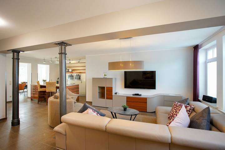 Ferienwohnung für 4 Personen, mit Terrasse und Sauna
