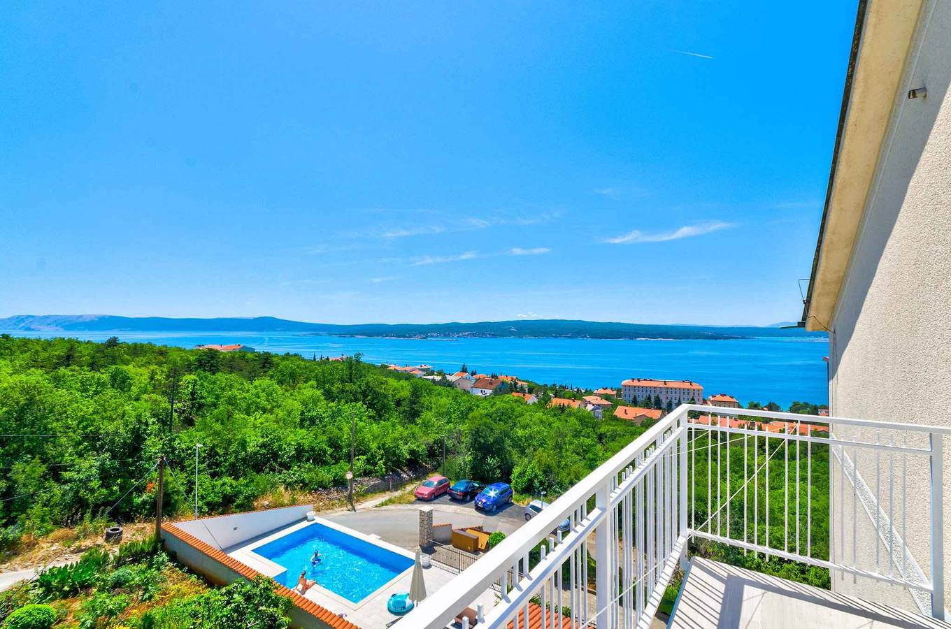 Apartamento vacacional entero, Apartamento vacacional con una fantástica vista al mar  in Crikvenica, Condado de Primorje-Gorski Kotar