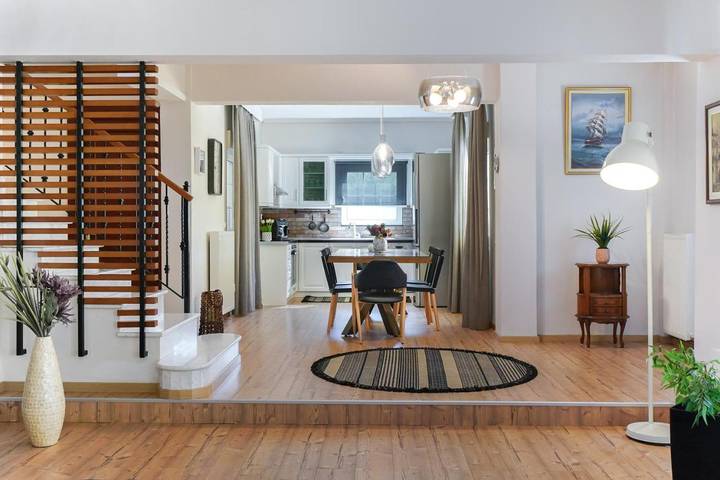 Villa für 8 Personen, mit Ausblick und Balkon sowie Garten auf Thassos - 4