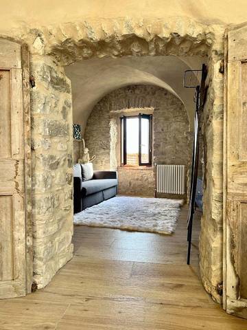 Gîte pour 4 personnes, avec vue et jardin, animaux acceptés à Mulazzo