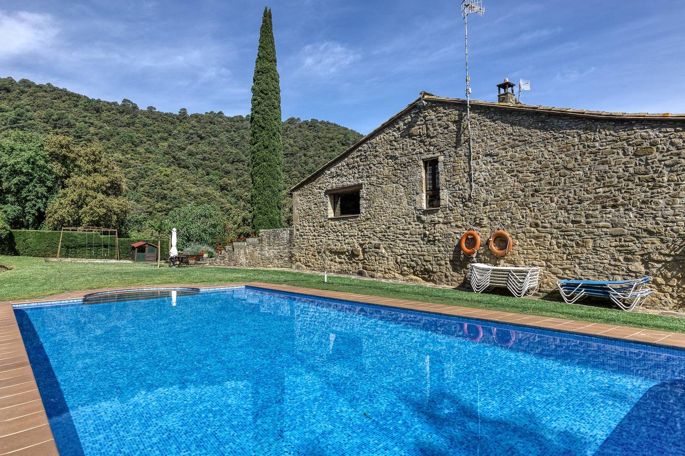 Landhaus 'El Paller I De Can Soler' mit gemeinsamem Pool, gemeinsamem Garten und Wlan in Porqueres, Pla de l'Estany