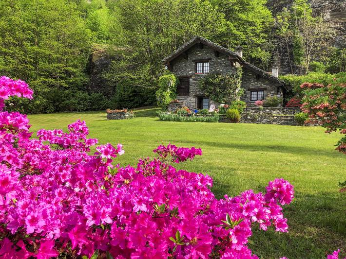 Location de vacances pour 5 personnes, avec vue ainsi que terrasse et jardin, animaux acceptés dans Alpe Devero - 3