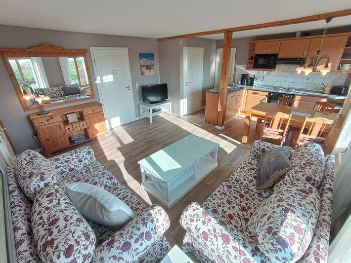 Ferienwohnung für 4 Personen, mit Garten und Ausblick, mit Haustier in Sahrensdorf