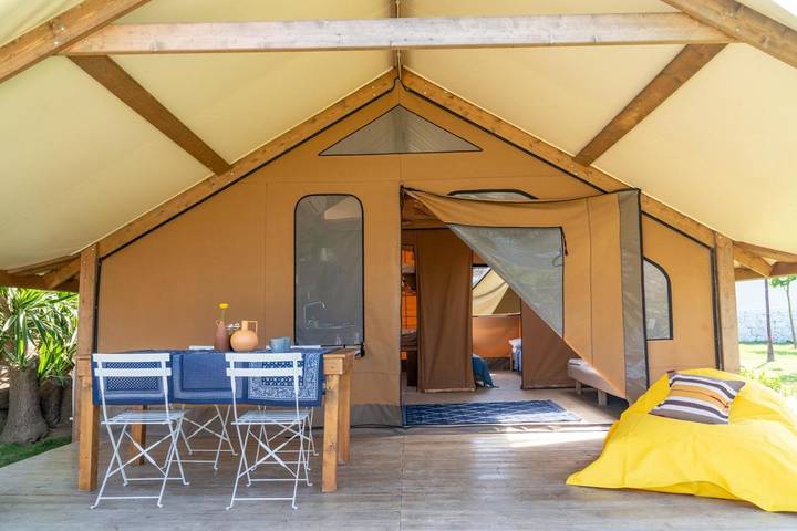 Camping für 4 Personen, mit Garten und Ausblick in Kampanien - 4