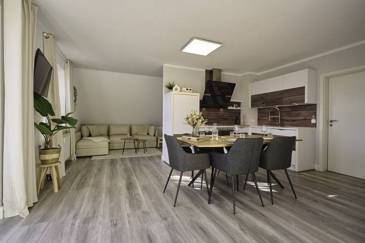 Ferienwohnung für 4 Personen, mit Balkon/Terrasse und Balkon in Börgerende-Rethwisch