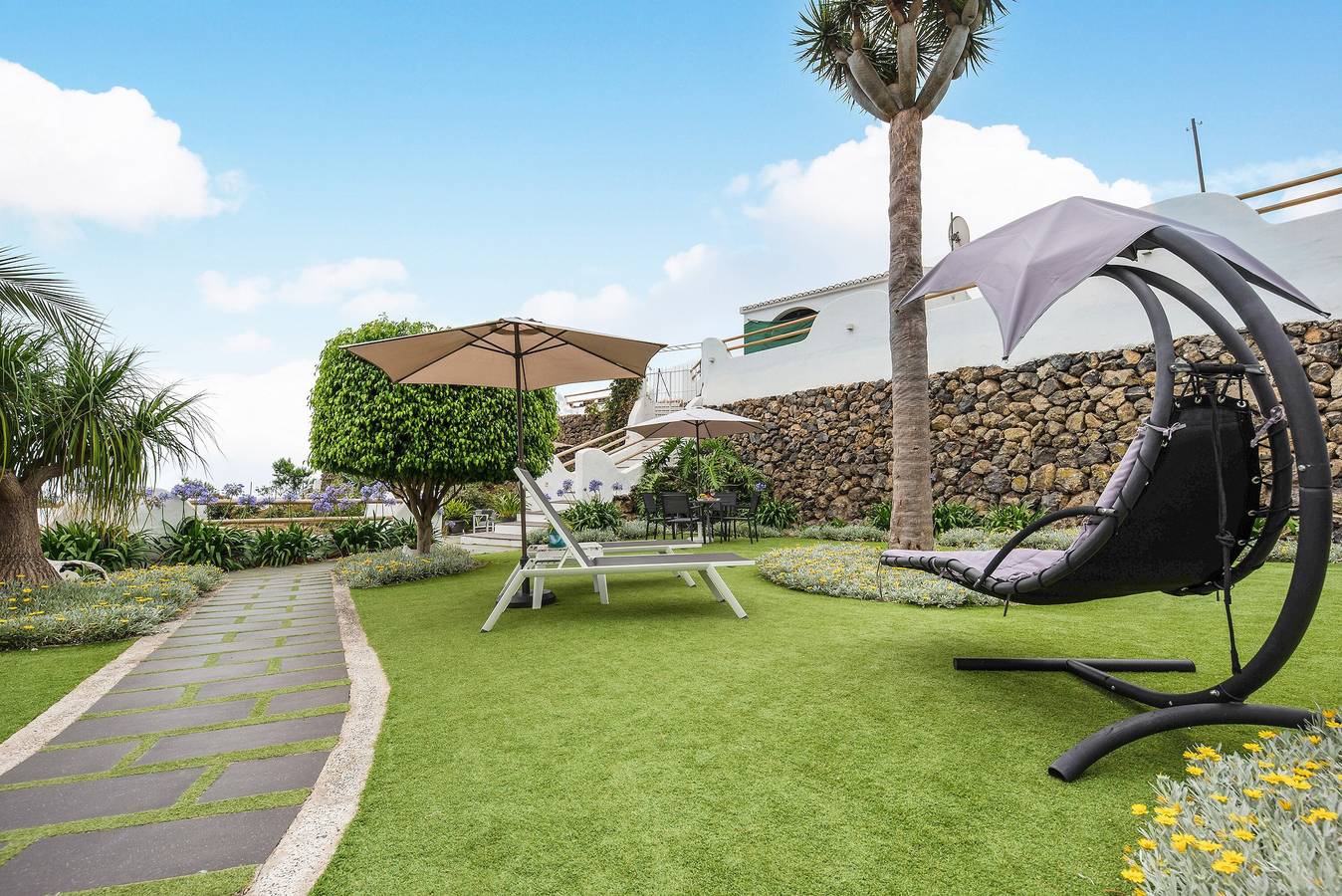 Ferienhaus "Casa Adayeim 2" mit Bergblick, Meerblick, Pool, Wlan, Terrasse & Garten in Santa Bárbara (Canary Island), Icod de los Vinos