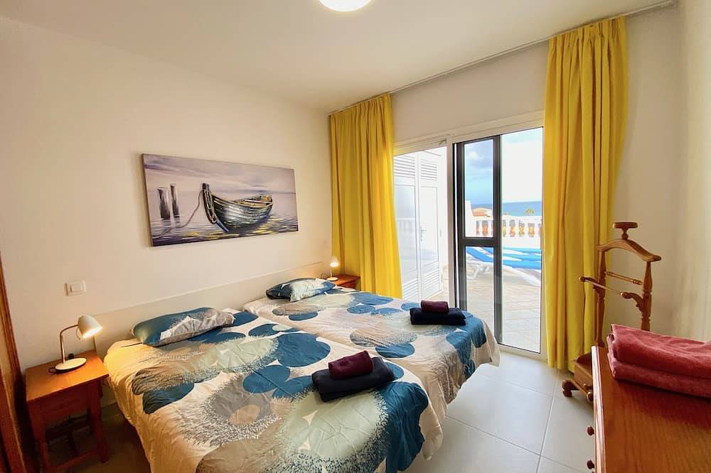 Gepflegter Bungalow nur 3 Gehminuten vom weißen Sandstrand, Meerblick in Costa Calma, Pájara
