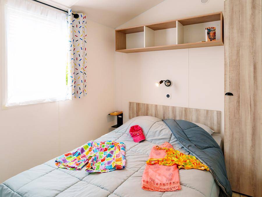 Camping du Vieux Château - Mobilhome 8 personas - Détente 2018 Grand Confort 36m² - 4 habitaciones + televisión y lavavajillas in Saint-Michel-Chef-Chef, Côte de Jade