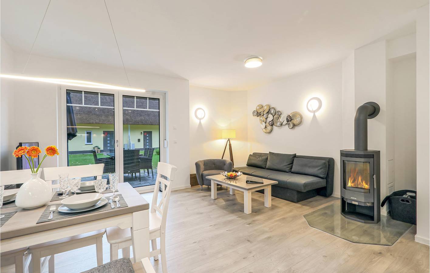 Gemütliches Strandapartment mit Terrasse und Parkplatz in Zirchow, Usedom