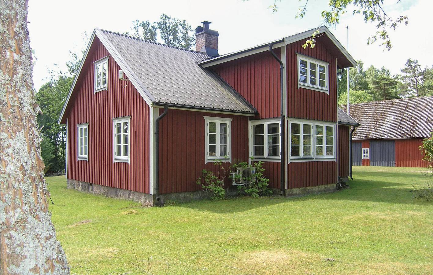 Ferienhaus für 7 Personen mit Garten in Kronoberg