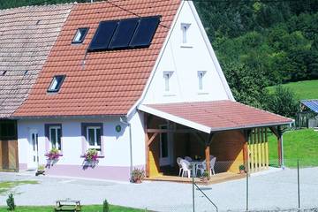 Gîte pour 9 personnes, avec terrasse et jardin à Dolleren