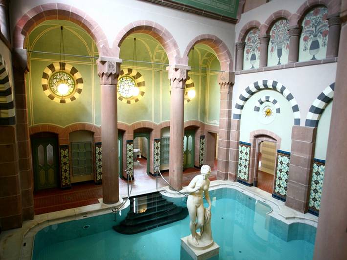 Mokni's Palais Hotel & Spa - Einzelzimmer Rossini mit Wc und Dusche in Bad Wildbad, Nordschwarzwald