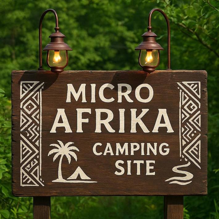 Camping para 2 personas, con jardín además de piscina para niños y vistas en Albania