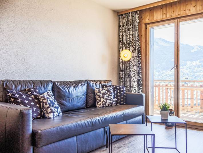 Vakantieappartement voor 3 personen, met balkon in Veysonnaz