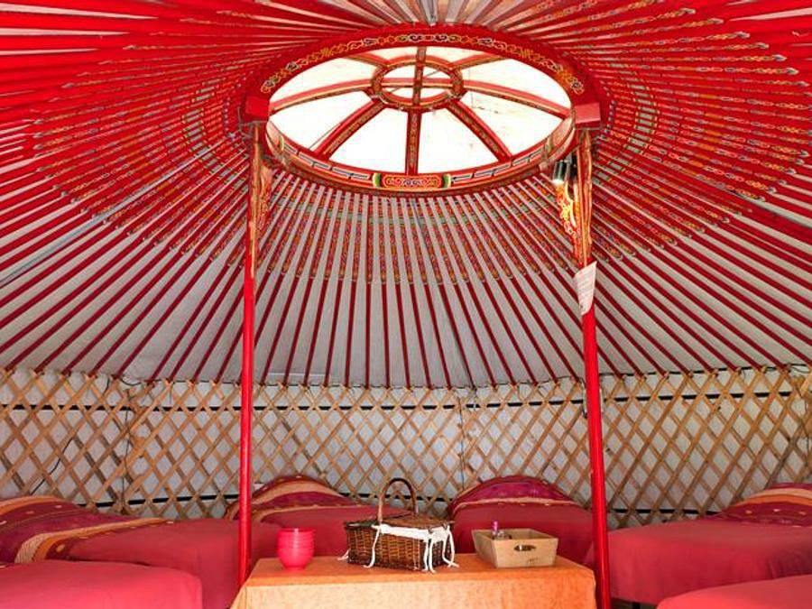 Camping Défiplanet' - Alojamiento 7 personas - Yurta (sin aseo ni ducha) in Dienné, Vienne