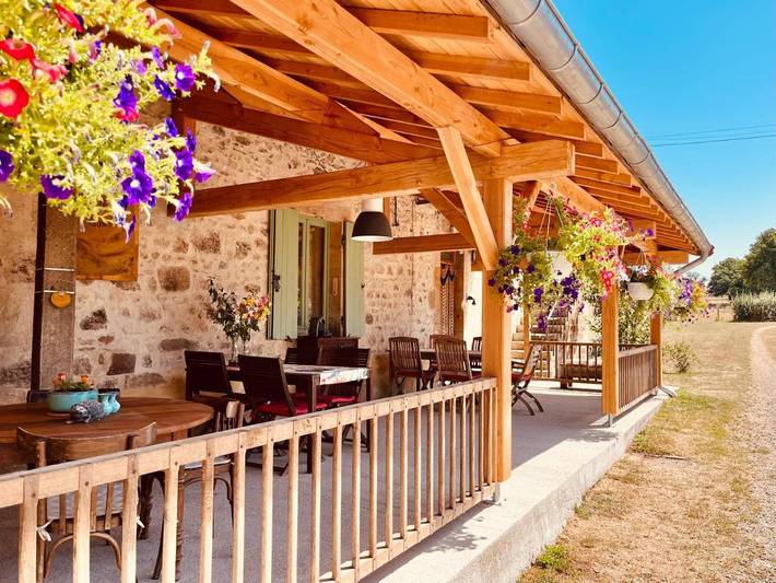 Chambre d’hôte pour 5 personnes, avec jardin et vue à Hérisson