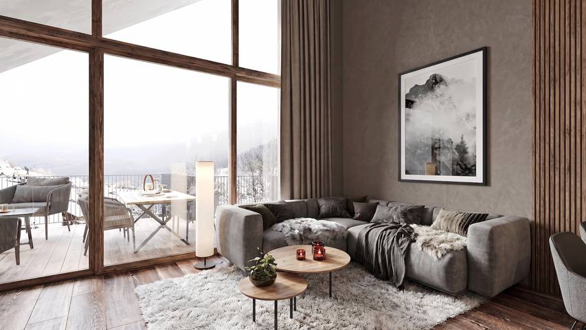 Ferienwohnung für 4 Personen, mit Terrasse und Garten sowie Seeblick in Ladis - 2