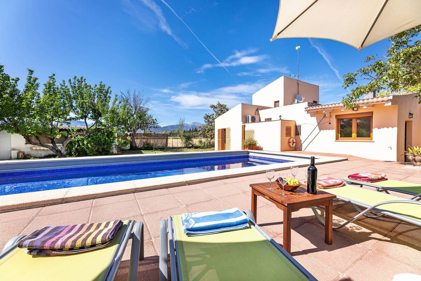 Casa de campo 'Can Putxeta' con vistas a la montaña, piscina privada y Wi-Fi in Binisalem, Interior de Mallorca