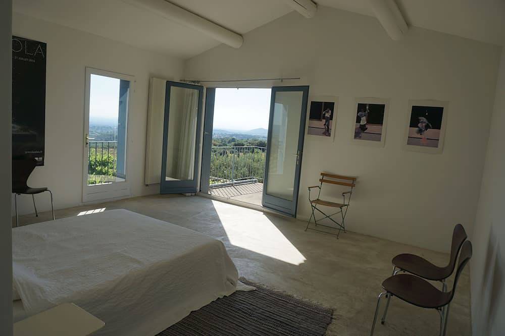Moderne Villa, Swimmingpool, großer Garten, Panoramablick, Vaucluse Ventoux in Crillon-le-Brave, Parc naturel régional du Mont-Ventoux