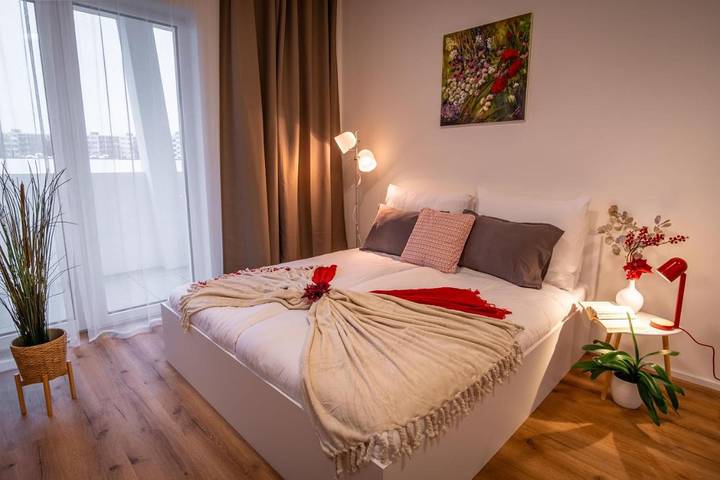 Gîte pour 2 personnes, avec balcon, animaux acceptés à Brno