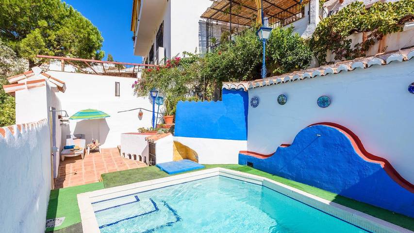 Casa rural para 10 personas, con piscina y balcón/terraza en Comares - 2