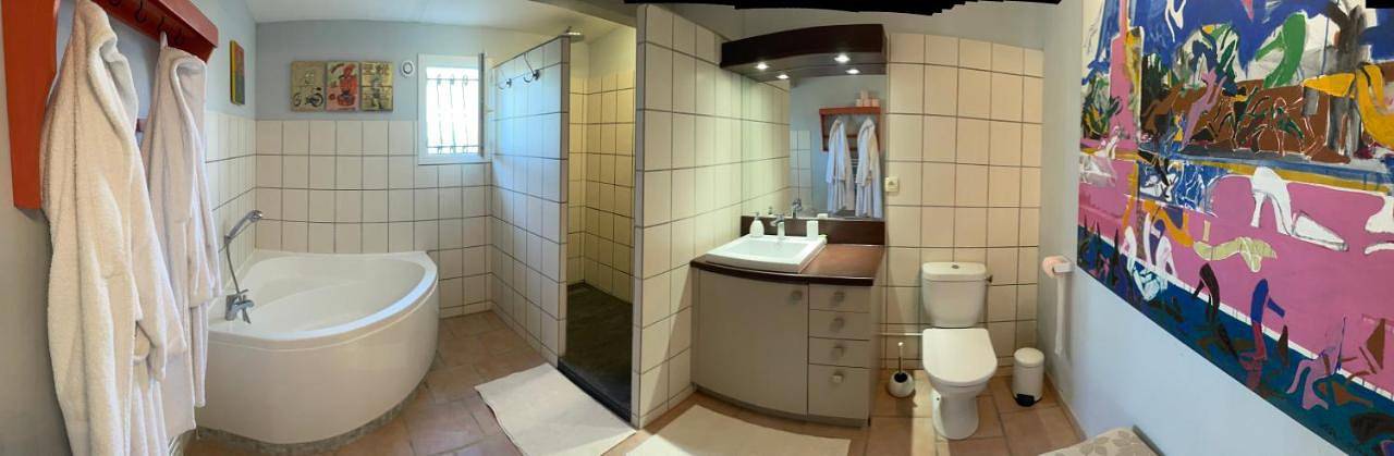 Chambre d’hôte pour 2 personnes, avec terrasse et vue ainsi que jardin et piscine à Aigues-Mortes - 3
