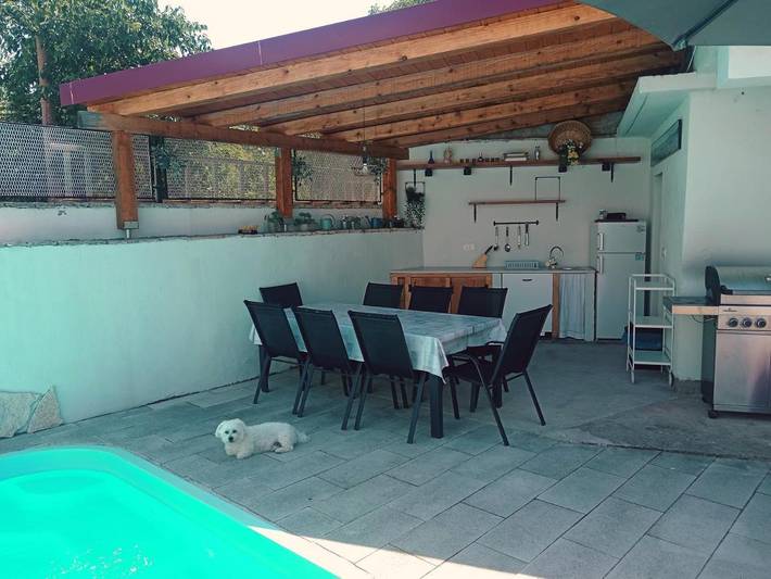 Villa pour 8 personnes, avec piscine ainsi que jardin et vue à Brodarica - 3