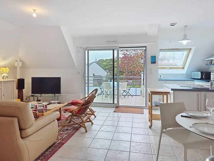 Gîte pour 4 personnes, avec balcon dans Casino de Carnac