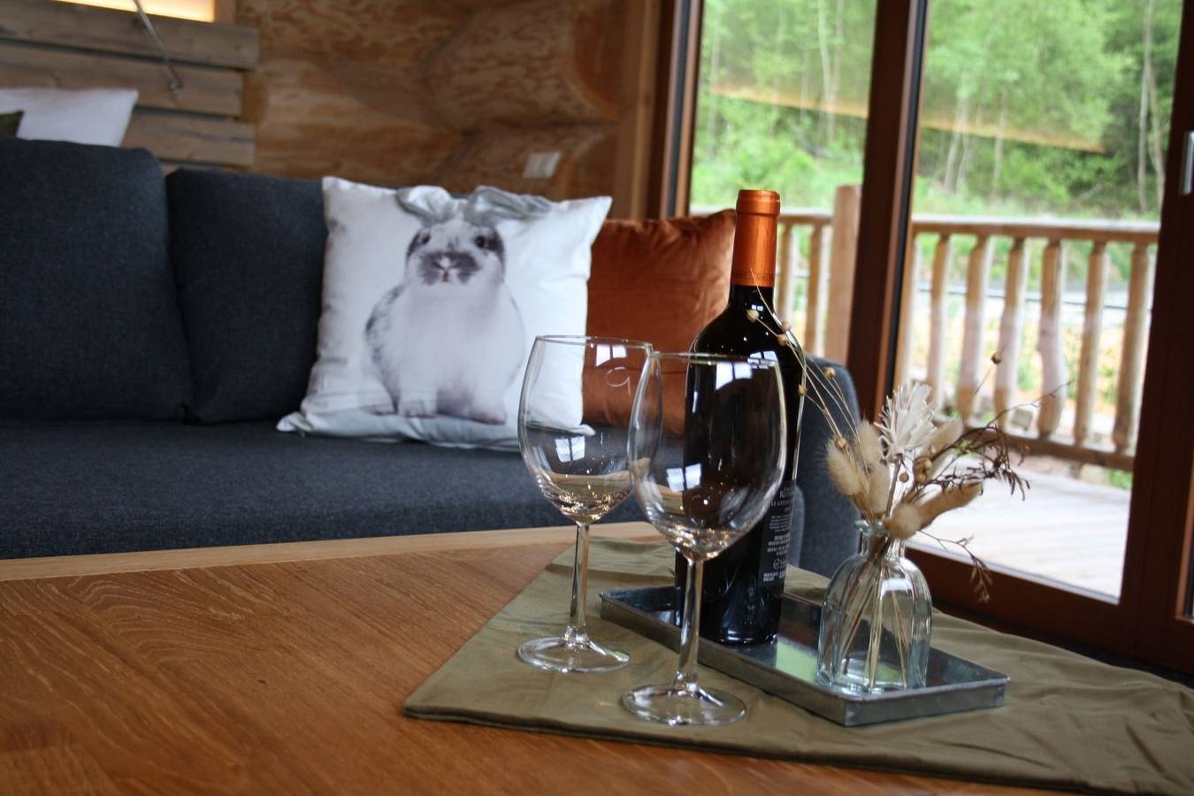 Ganze Ferienwohnung, Waldzeit Lodge - Ferienwohnung Hase in Neuhütten, Landkreis Trier-Saarburg