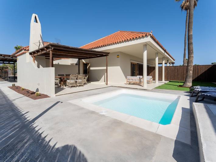 Hus för 4 Personer, med terass och pool i Maspalomas
