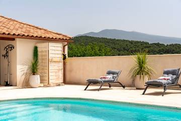 Chambre pour 2 personnes, avec jardin dans le Vaucluse