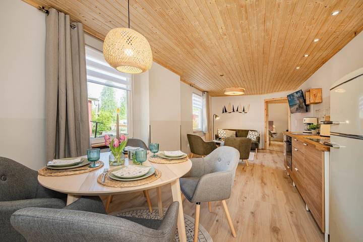 Maison de vacances pour 4 personnes, avec terrasse ainsi que jardin et sauna, animaux acceptés - 1