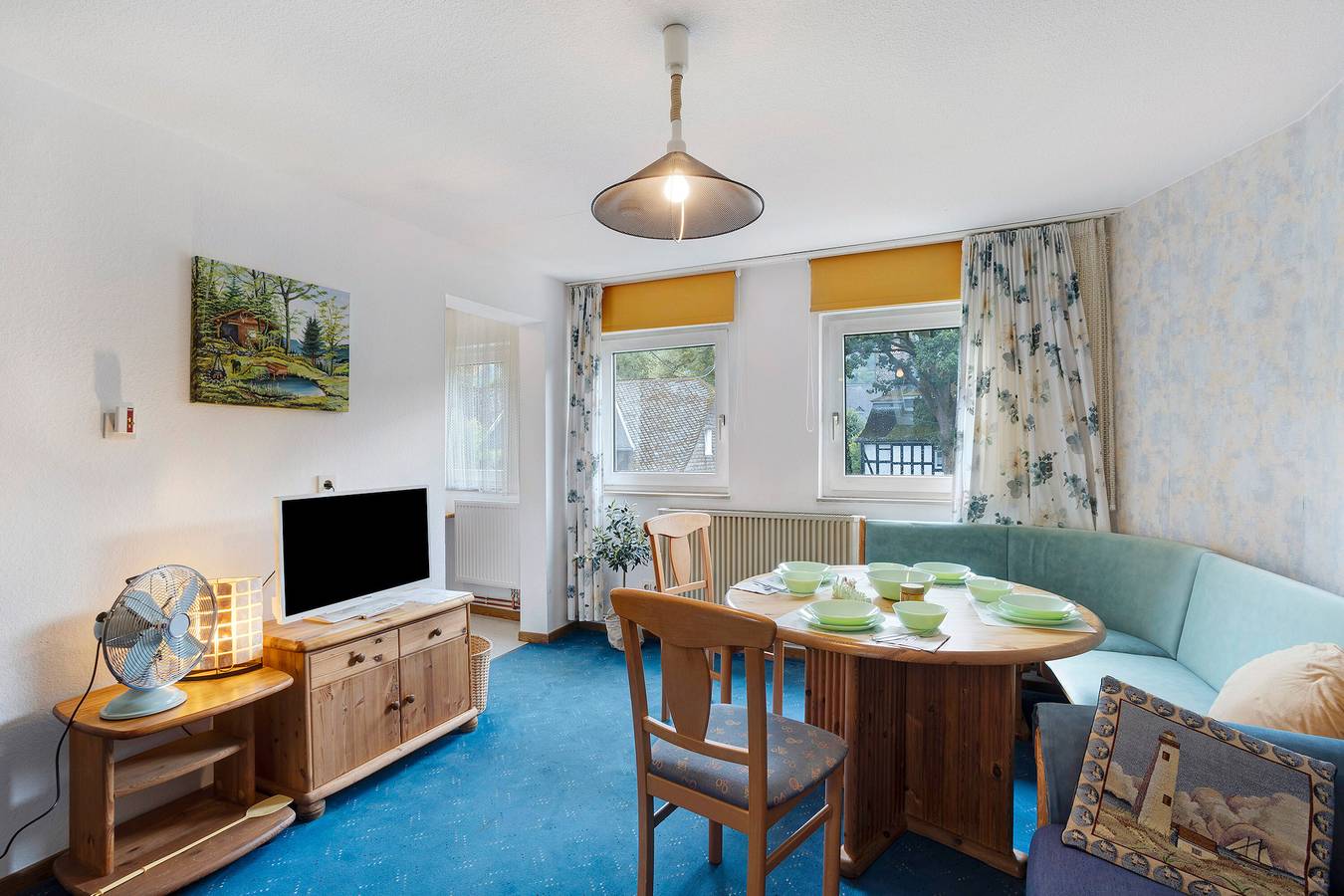 Ganze Wohnung, Ferienwohnung '2 Bergblick, 50qm' mit Bergblick, Gemeinschaftsgarten und Wi-Fi in Lennestadt, Sauerland